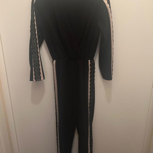 Black one-piece jumpsuit like new size S