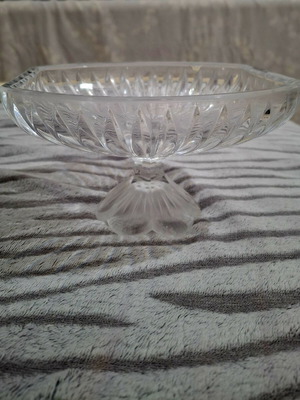 Crystal fondue bowl like new