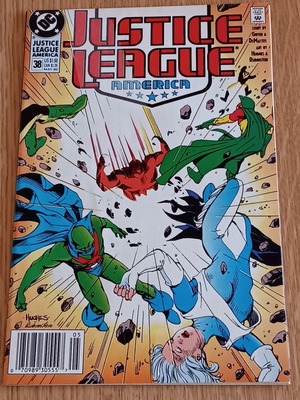 Justice League America (1987) #38 comic book used