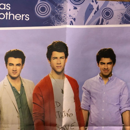 Jonas Brothers poster new from it’s me Katerina magazine