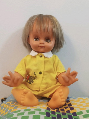 Vintage baby boy doll used
