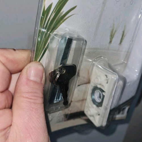 Window balcony door handle new with lock and 2 keys
