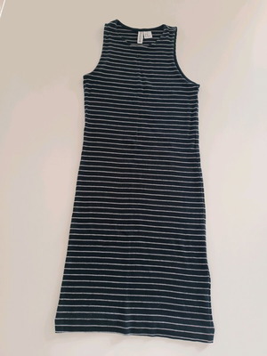 Φόρεμα H&M ριγέ midi XS σαν καινούργιο