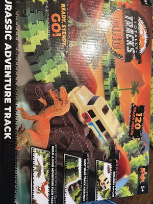 Toy car used, Jurassic Adventure Track set