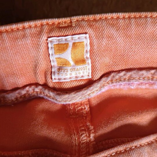 Hugo Boss Orange slim fit pants size M31/34 like new, orange
