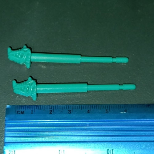 Mighty Max Dragon Island Missiles spare parts used, set of 2