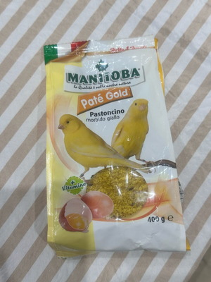 Manitoba Paté Gold αυγοτροφή για πτηνά, 400 g