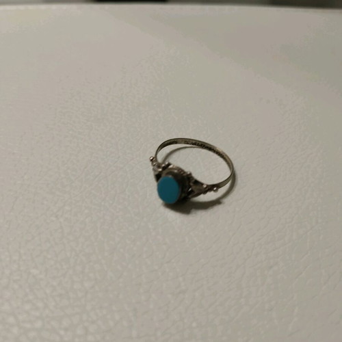 Ring with blue stone new