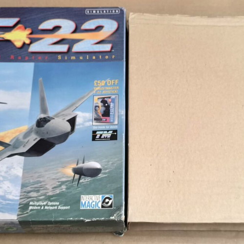 iF-22 The F-22 Raptor Simulator PC CD-ROM like new