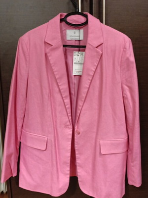 Stradivarius jacket new pink size M