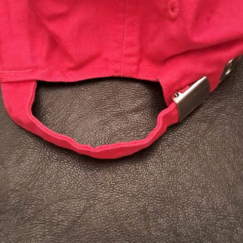 Benetton Jockey Hat used, pink, size 9-12 months