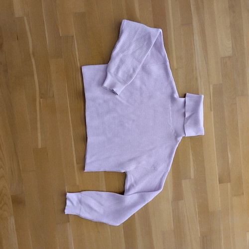 Turtleneck sweaters used, purple and pink, pack of 2