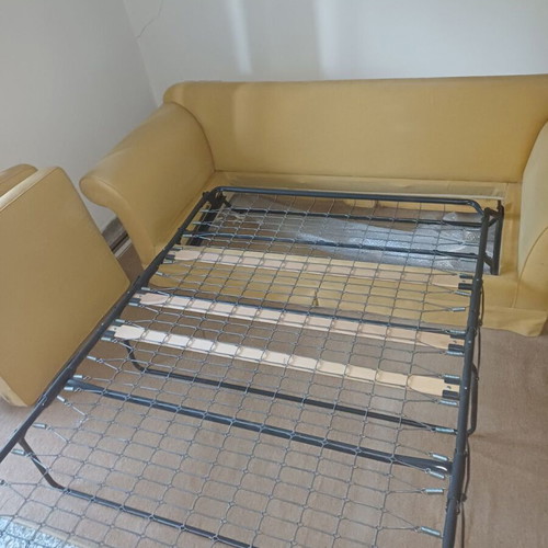 Sofa bed used, comfortable double