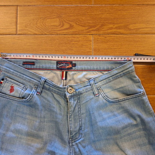 U.S. Polo Assn. Slim Straight men's jeans like new, size W32, light blue