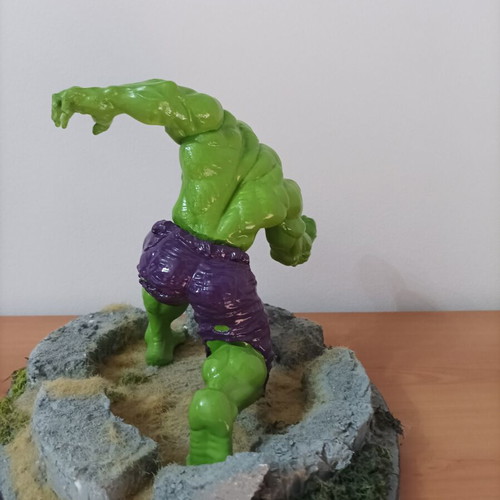 Hulk miniature 23cm, new, hand-painted 3D print