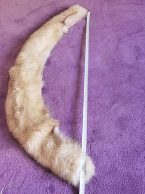 White Mink Yakas like new