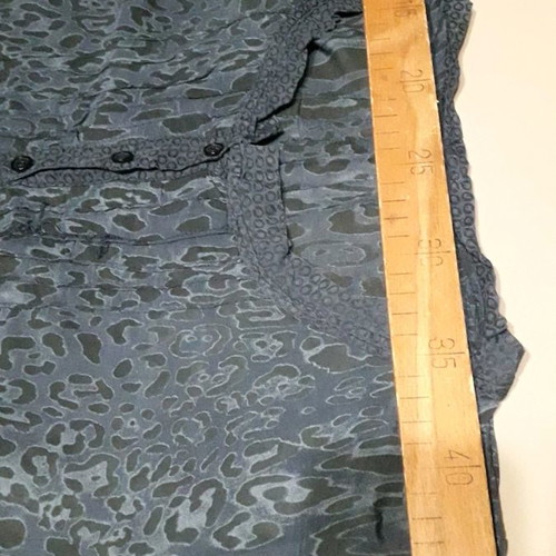 Blouse with scarf like new, size M/L, cotton/silk blend
