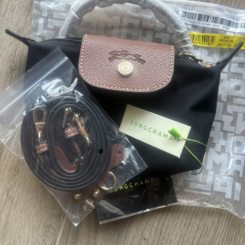 Longchamp mini bag, black