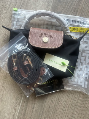 Longchamp mini bag, black