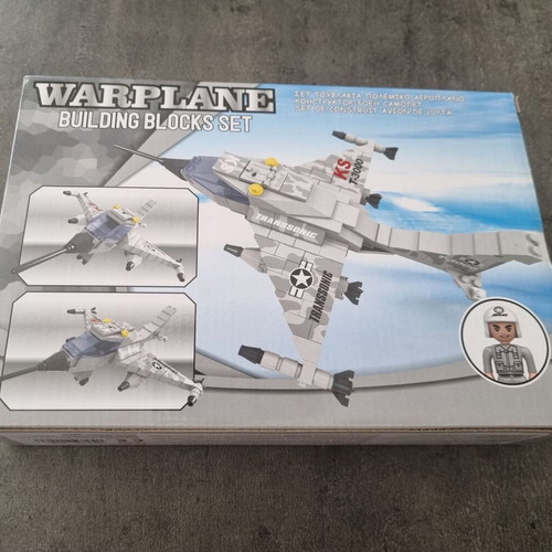 Warplane building blocks set new, 170 pieces