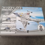Warplane building blocks set new, 170 pieces