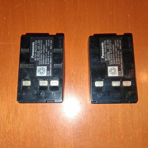 Panasonic camera batteries used, set of 2 pieces