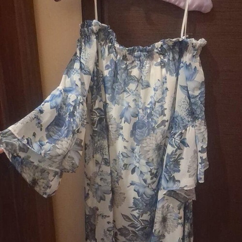 Mat Fashion Floral Off-Shoulder Dress like new, size S/M