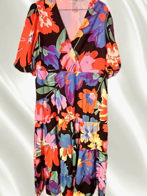 Dress colorful Karavan style like new, one size