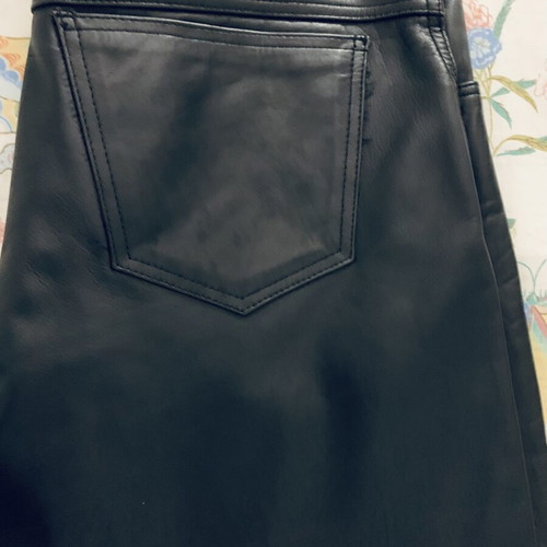 AKASO 100% Real Leather Vintage Trousers, Size L