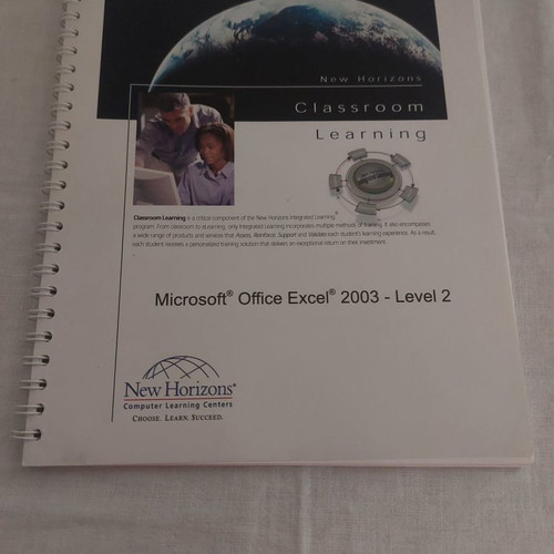 Microsoft Office Excel 2003 - Level 2 used