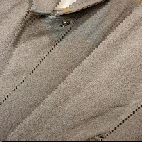 Μπεζ μελανζέ σταυροκουμπωτό παλτό H&M XXL καινούργιο