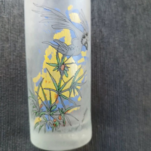 Collectible glass signed by Dimitris Mytaras like new