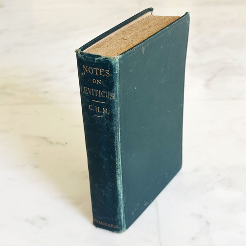 Notes on the Book of Leviticus by C.H. Mackintosh used, 19th century edition
