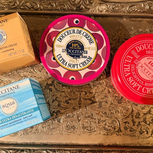 L’Occitane cosmetics set new, body lotion and face creams