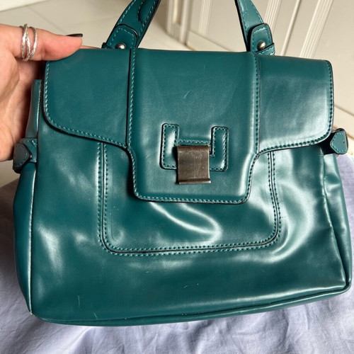 Zara Collection crossbody bag like new, petrol color