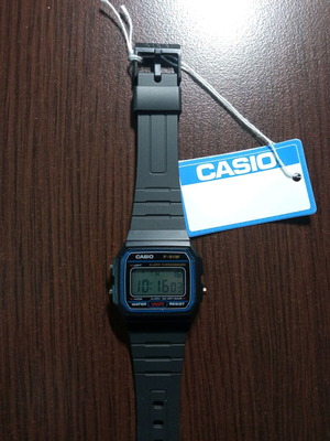 Casio vintage ρολόι καινούργιο, μαύρο