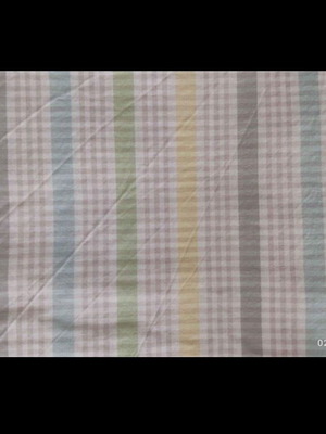 IKEA baby duvet cover new 122x104 with pillowcase checkered design