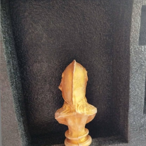 Athena Goddess Statue gypsum 14 cm height solid new