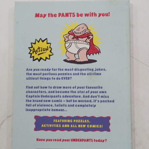 Komiks Captains Underpants Book O'Fun 2 like new