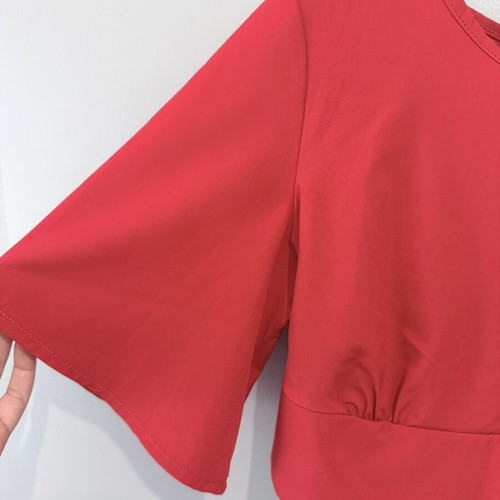 Anel red summer blouse like new, size M 38 10