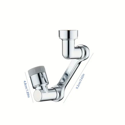 Faucet Extension 360 Degrees new, PVC inox color