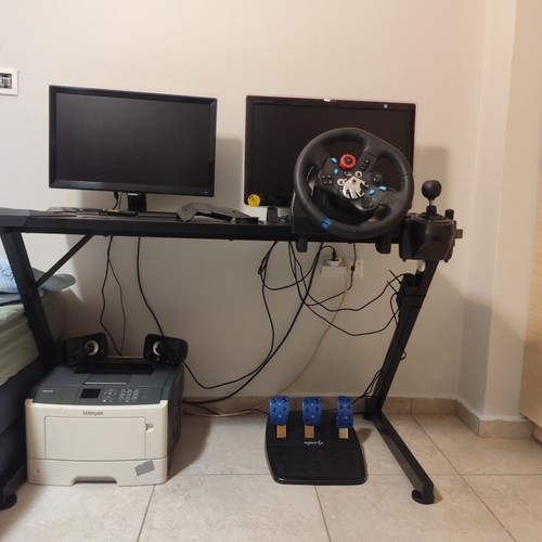 Carbon desk 120x61 used with all plastic parts