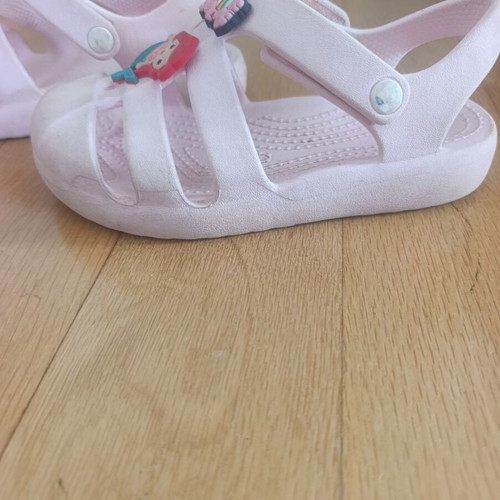 Crocs sandals size C12, pink