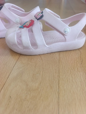 Crocs sandals size C12, pink