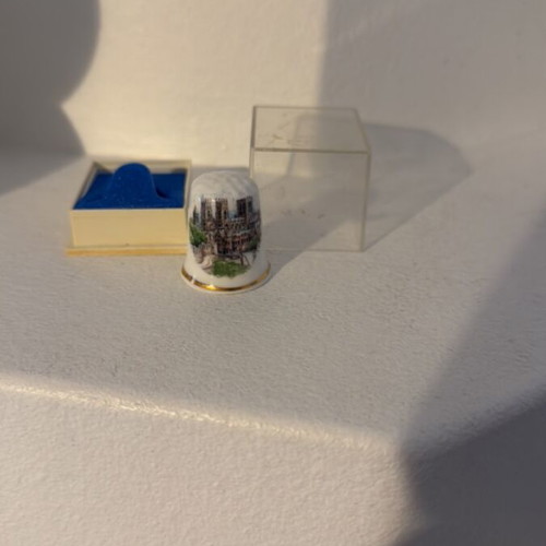 Porcelain thimble new from England