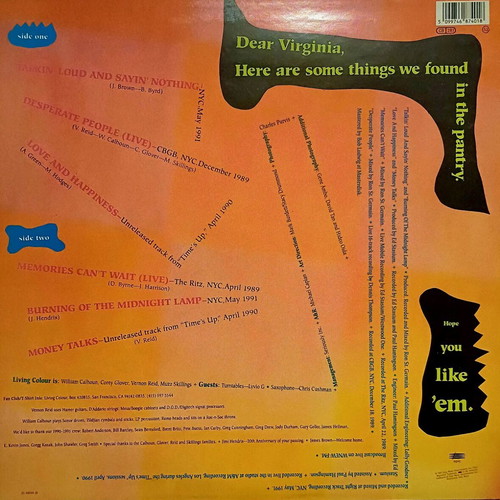 Living Colour Bisquits E.P. vinyl used, rock