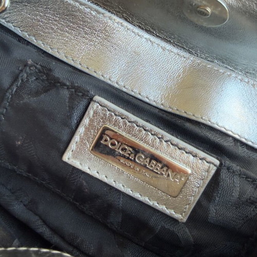 Dolce & Gabbana evening shoulder bag silver like new