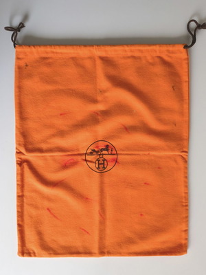 Hermes калъф за прах употребяван, плат 44,5x36,5 см