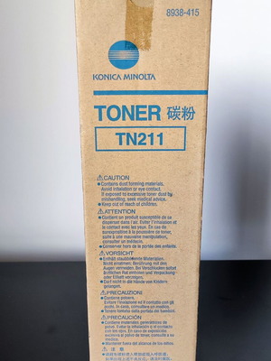 Konica Minolta TN211 Toner new sealed, 17.5K pages