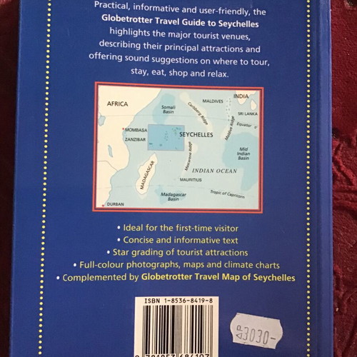 Globetrotter Seychelles guide like new, English